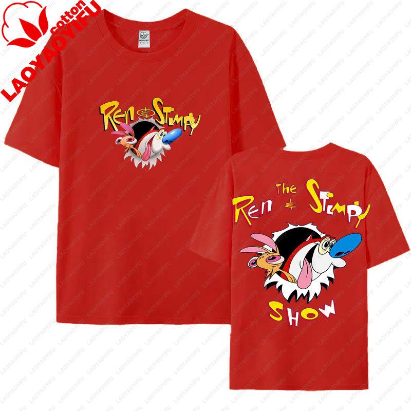 The Ren Stimpy T Shirt OverSized Homme Brand Funny Print Tee Vintage Cartoon Theme Streetwear Harajuku Y2k Clothes Cotton Tees 3XL
The Ren Stimpy T Shirt OverSized Homme Brand Funny Print Tee Vintage Cartoon Theme Streetwear Harajuku Y2k Clothes Cotton Tees 3XL