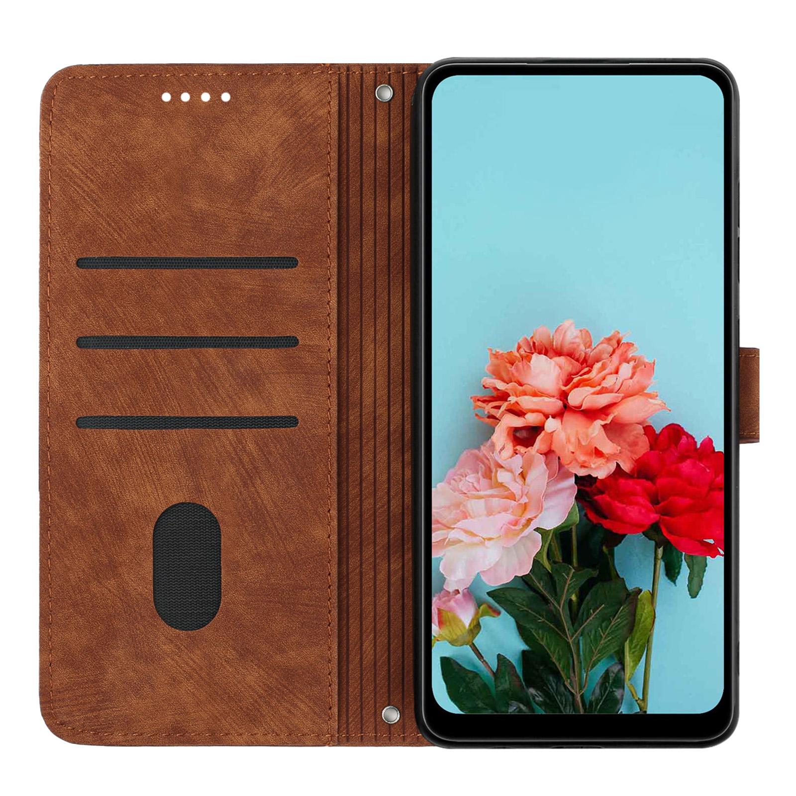For Samsung Galaxy A22 5G (EU Version) Wallet Phone Case Skin-Touch Lines Imprinted PU Leather Cover Brown
For Samsung Galaxy A22 5G (EU Version) Wallet Phone Case Skin-Touch Lines Imprinted PU Leather Cover Brown
