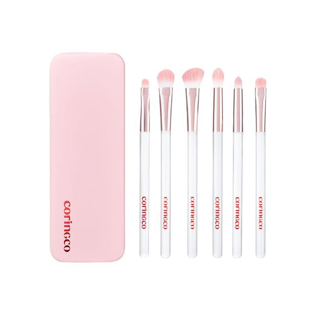 CORINGCO - Pink Pocket Eye Brush Set 6 pcs
CORINGCO - Pink Pocket Eye Brush Set 6 pcs