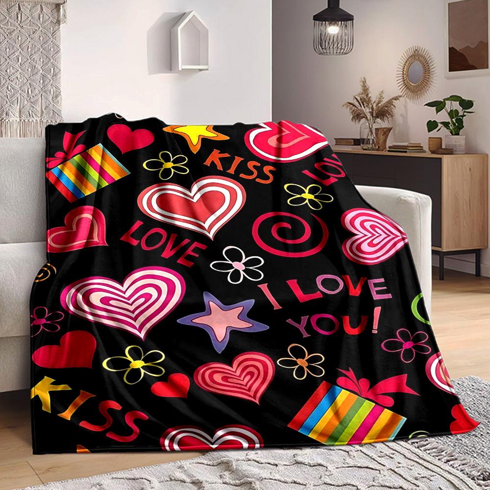 1pc Love, Kiss Blanket Warm, Cozy, And Soft, Suitable for Sofas, Beds, Cars, And Office Use.Perfect for Camping And Travel, Making It a Great Gift for 100x150cm
1pc Love, Kiss Blanket Warm, Cozy, And Soft, Suitable for Sofas, Beds, Cars, And Office Use.Perfect for Camping And Travel, Making It a Great Gift for 100x150cm