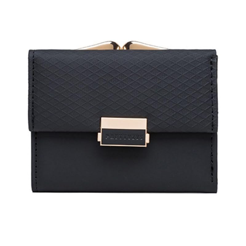 EMY-li trifold wallet ladies pouch wallet Synthetic leather Fashionable cute (black)
EMY-li trifold wallet ladies pouch wallet Synthetic leather Fashionable cute (black)