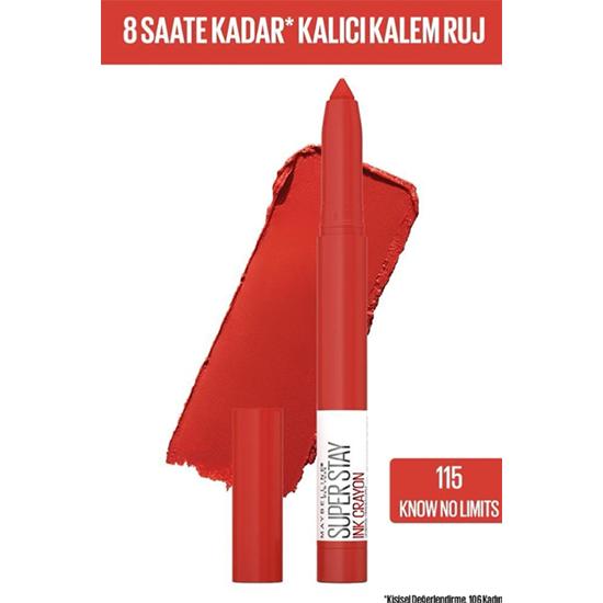 Матовая губная помада-карандаш Maybelline SuperStay Ink Crayon Pencil 115 «Know No Limits»
Матовая губная помада-карандаш Maybelline SuperStay Ink Crayon Pencil 115 «Know No Limits»