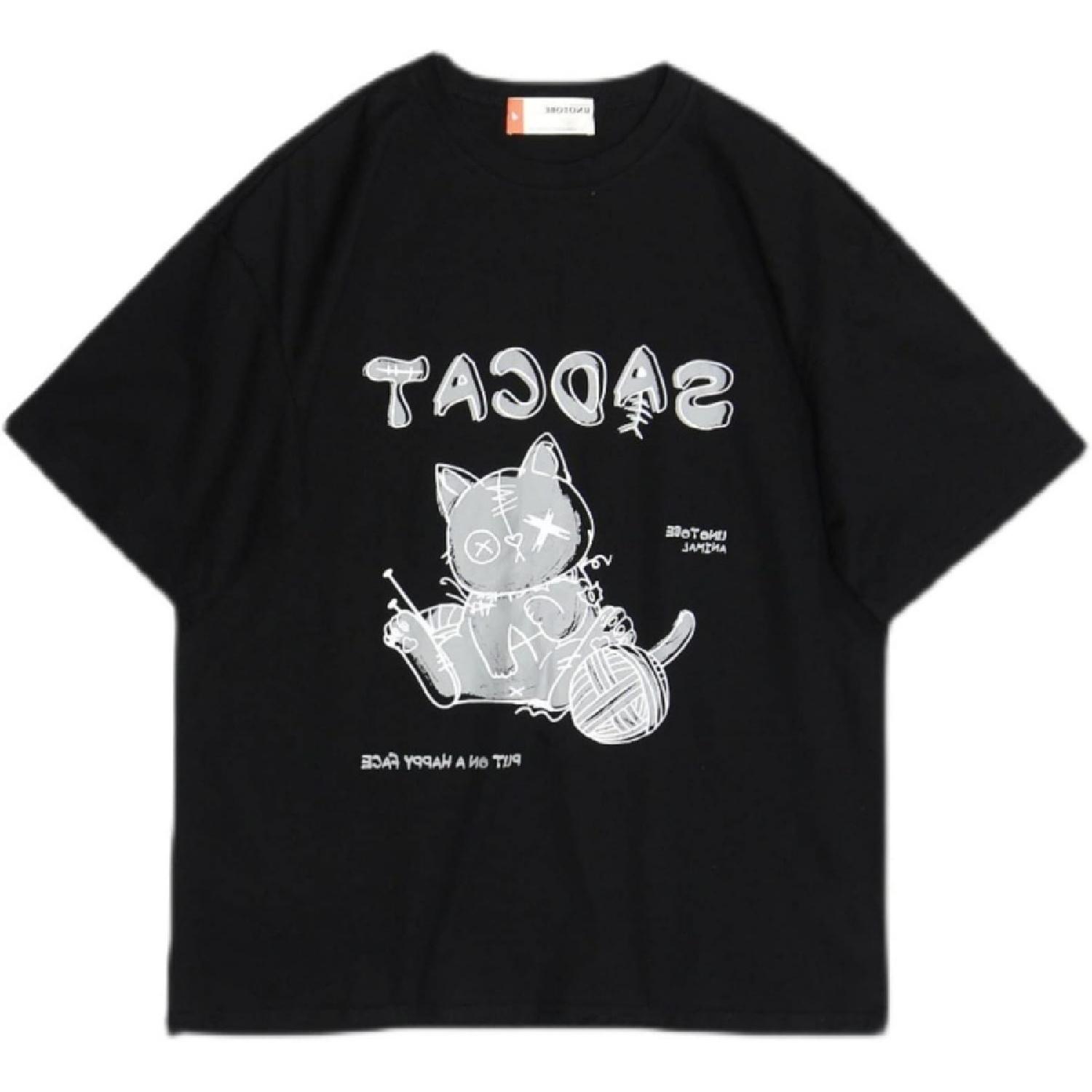 Women Y2K Anime Cat Print T-Shirt Harajuku Grunge Shirts Goth Vintage Graphic Tees Oversized Short Sleeve Top Clothes Summer XXXXXL різнокольоровий
Women Y2K Anime Cat Print T-Shirt Harajuku Grunge Shirts Goth Vintage Graphic Tees Oversized Short Sleeve Top Clothes Summer XXXXXL різнокольоровий