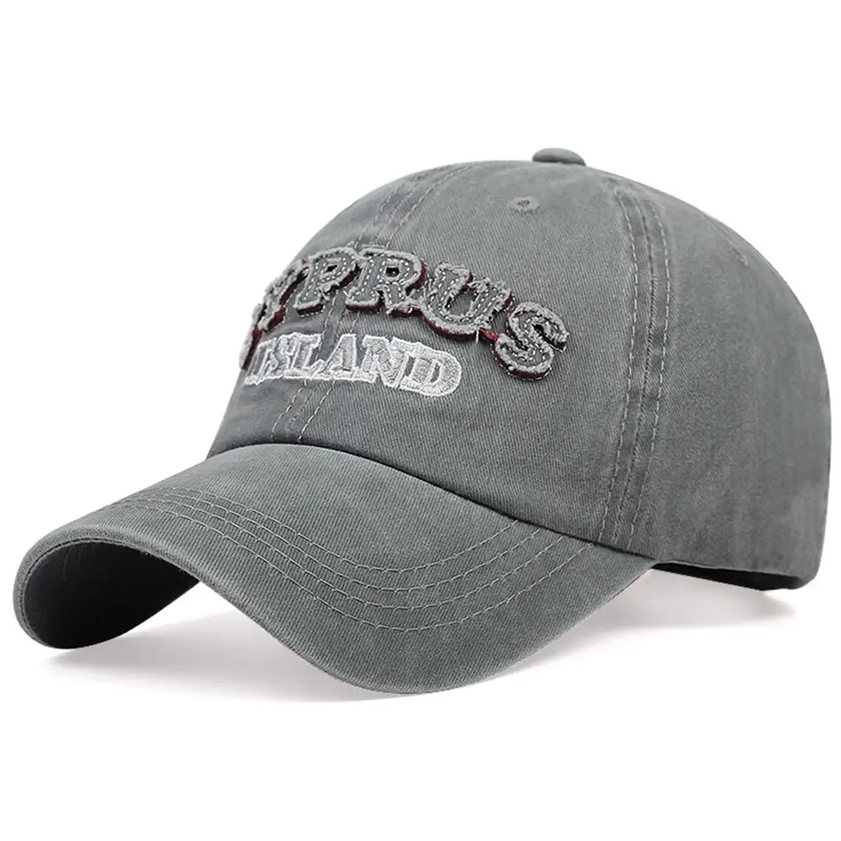 Unisex ISLAND Letter Patch Washed Baseball Caps Adjustable Casual Hats Spring and Autumn Outdoor Sunscreen Hat сірий
Unisex ISLAND Letter Patch Washed Baseball Caps Adjustable Casual Hats Spring and Autumn Outdoor Sunscreen Hat сірий