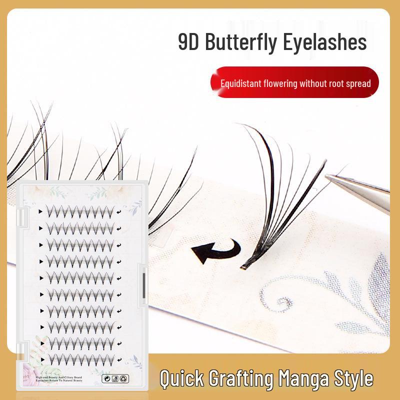 9D Butterfly Fairy Fishtail Eyelashes - Double Layered Feather Bloom with Cartoon Style Grafting 9D Butterfly Wing 0.07C
9D Butterfly Fairy Fishtail Eyelashes - Double Layered Feather Bloom with Cartoon Style Grafting 9D Butterfly Wing 0.07C