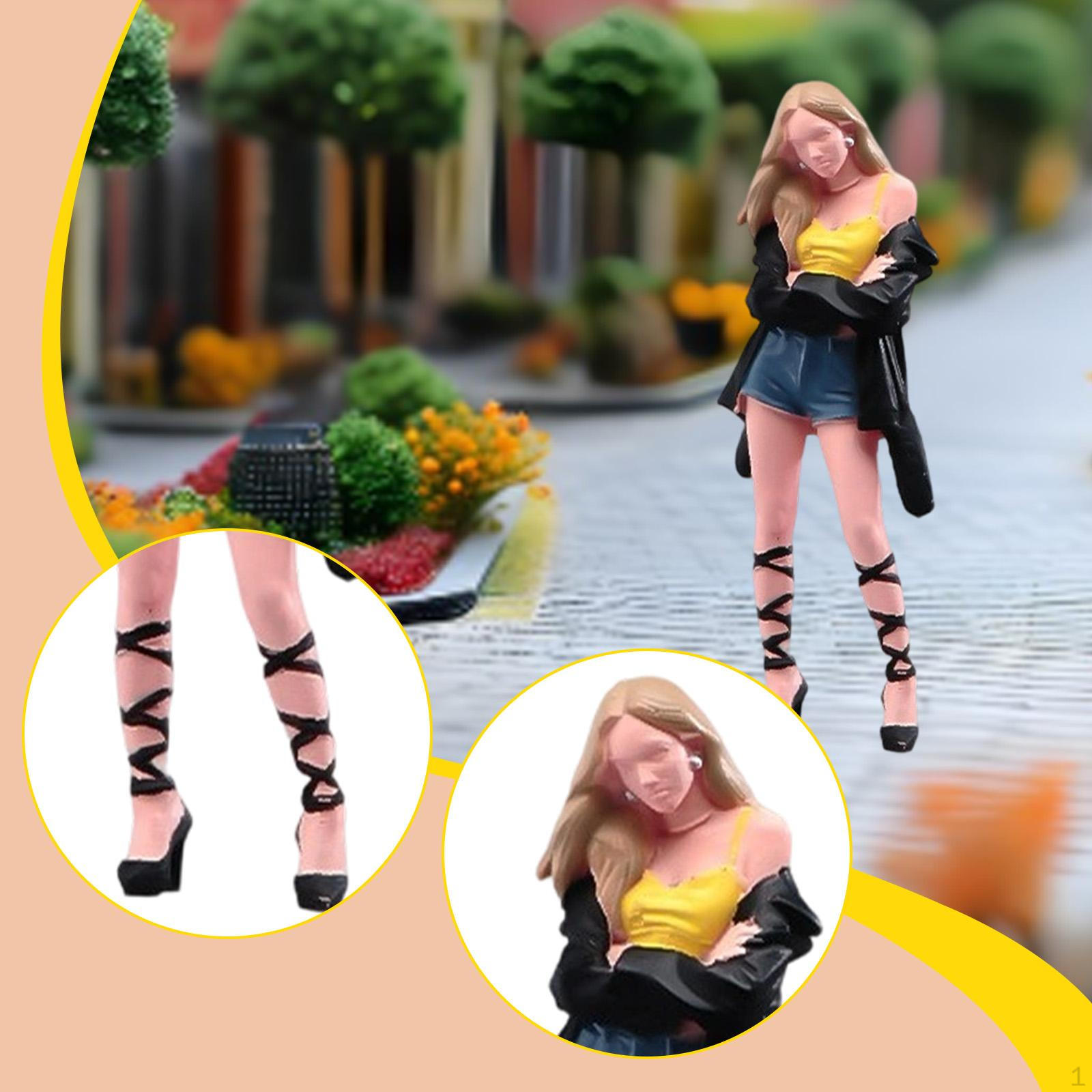 1:64 Girl with Long Hair Model Tiny People Photo Prop Stimulated Miniature Figure Female
1:64 Girl with Long Hair Model Tiny People Photo Prop Stimulated Miniature Figure Female
