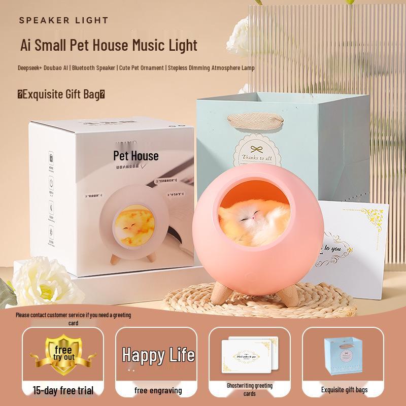 AI Smart Cat Bed Night Light - Creative Birthday Gift for Girls
AI Smart Cat Bed Night Light - Creative Birthday Gift for Girls