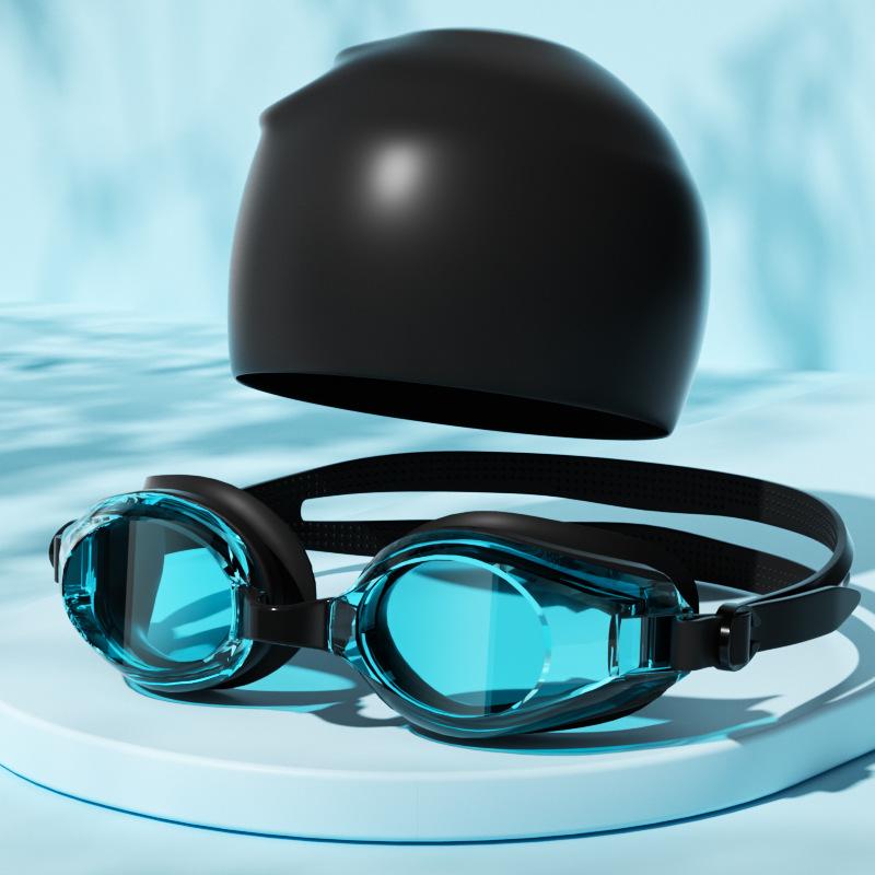Anti Fog Uv Protection Swimming Goggles With Silicone Swim Cap Set For Adults Water Sports A6
Anti Fog Uv Protection Swimming Goggles With Silicone Swim Cap Set For Adults Water Sports A6