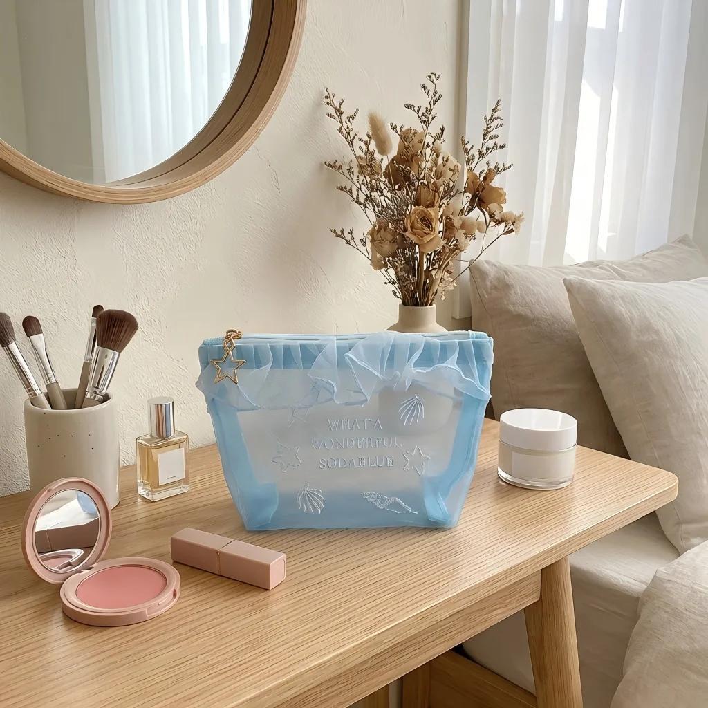 Airfriend Clear Cosmetic Bag Travel Toiletry Bag Organizer Cute Makeup Mesh Pouch Large Transparent Cosmetic Bag With Zipper
Airfriend Clear Cosmetic Bag Travel Toiletry Bag Organizer Cute Makeup Mesh Pouch Large Transparent Cosmetic Bag With Zipper