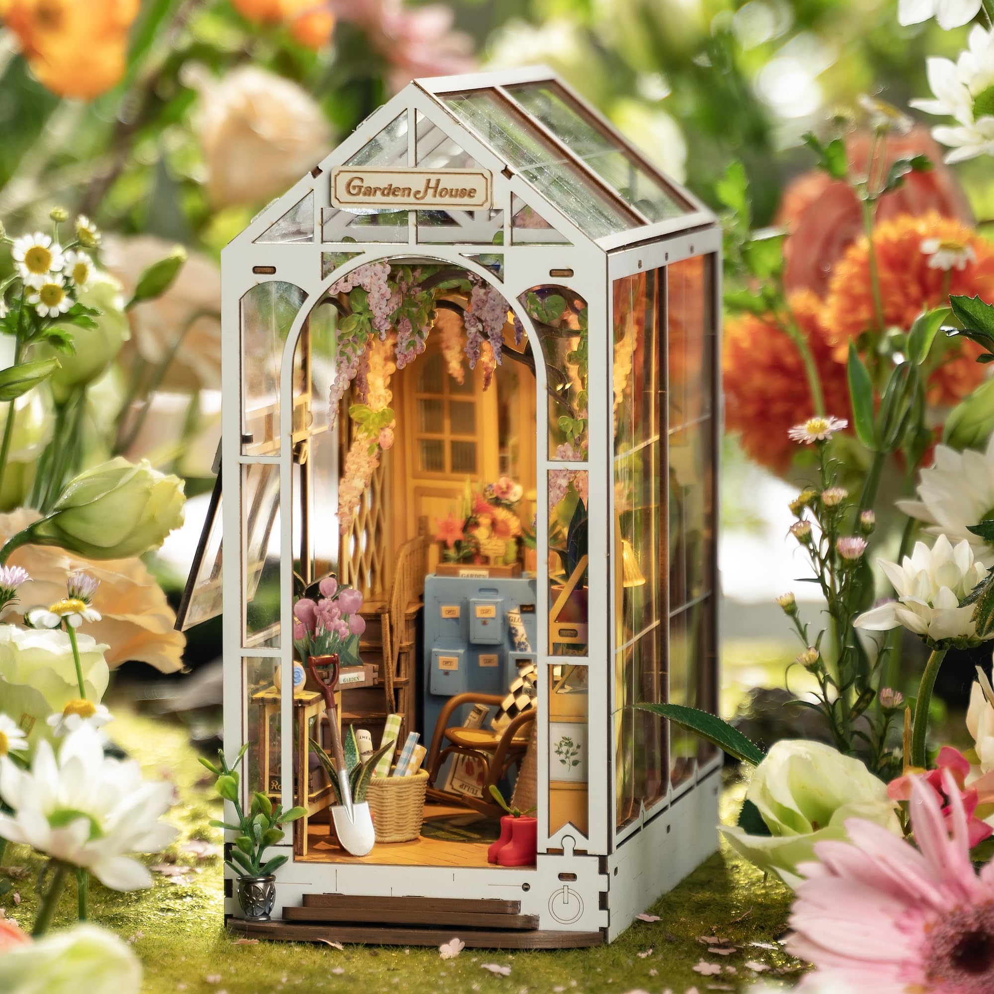Robotime Rolife Garden House Книжный уголок Комплект Книжная полка Вставка Легко собрать игрушки Подарки для детей, женщин и девочек Украшение дома TGB06
Robotime Rolife Garden House Книжный уголок Комплект Книжная полка Вставка Легко собрать игрушки Подарки для детей, женщин и девочек Украшение дома TGB06