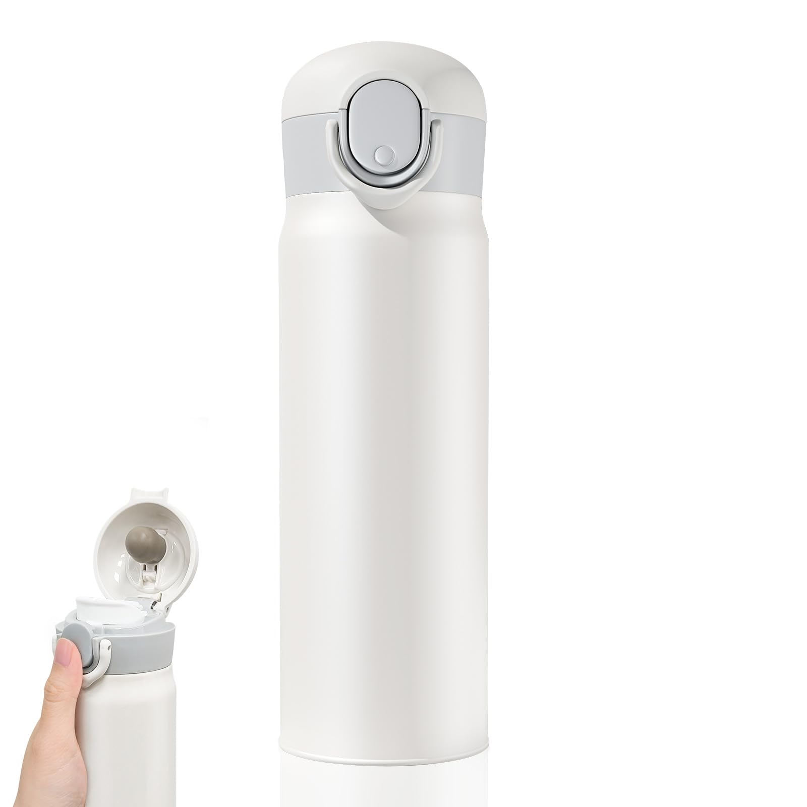 Water Vacuum Mobile Mug Mini Stainless Steel Removable Easy to Ultra Direct Drinking Bottle, Insulated, 500ml, Mug, Bottle, One-Touch Open, Bottle, білий
Water Vacuum Mobile Mug Mini Stainless Steel Removable Easy to Ultra Direct Drinking Bottle, Insulated, 500ml, Mug, Bottle, One-Touch Open, Bottle, білий