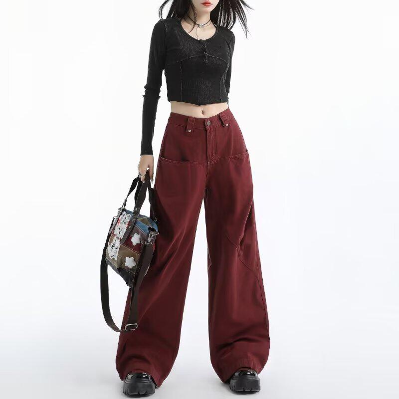 2024 Trendy Plus Size Women s Drawstring Straight Leg Sporty Casual Pants XL вина червоного кольору
2024 Trendy Plus Size Women s Drawstring Straight Leg Sporty Casual Pants XL вина червоного кольору