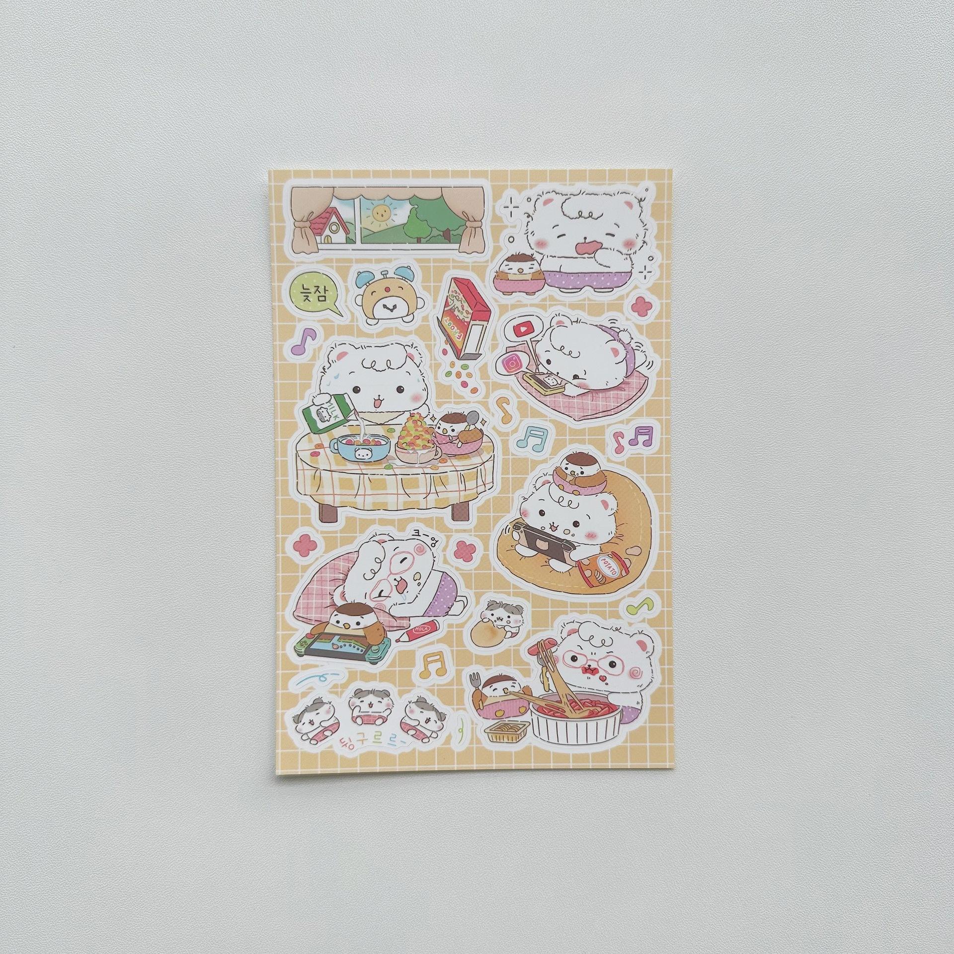 1pc Kawaii Fluffy Hamster Stickers Korean Cartoon Animal Stickers for Scrapbook Journal Diary DIY Decor
1pc Kawaii Fluffy Hamster Stickers Korean Cartoon Animal Stickers for Scrapbook Journal Diary DIY Decor