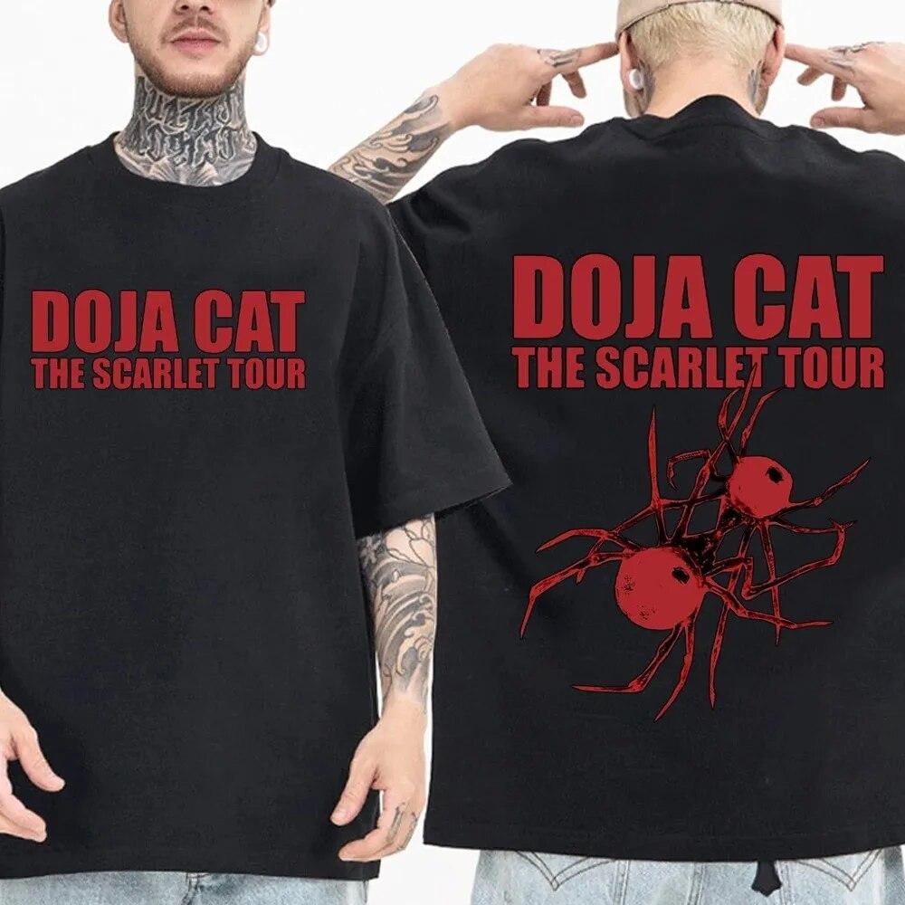 Летние футболки Scarlet Tour 2024 Doja Cat Fan, модные футболки Harajuku с круглым вырезом, 100% хлопок, рубашки с короткими рукавами для мужчин и женщин, топы, подарок для фанатов
Летние футболки Scarlet Tour 2024 Doja Cat Fan, модные футболки Harajuku с круглым вырезом, 100% хлопок, рубашки с короткими рукавами для мужчин и женщин, топы, подарок для фанатов