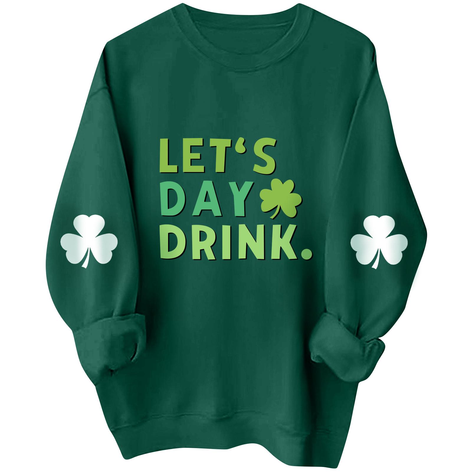 Женские толстовки с длинным рукавом и круглым вырезом, большие размеры, забавные St. Пуловер «Ирландские рубашки Патрика» XXL
Женские толстовки с длинным рукавом и круглым вырезом, большие размеры, забавные St. Пуловер «Ирландские рубашки Патрика» XXL