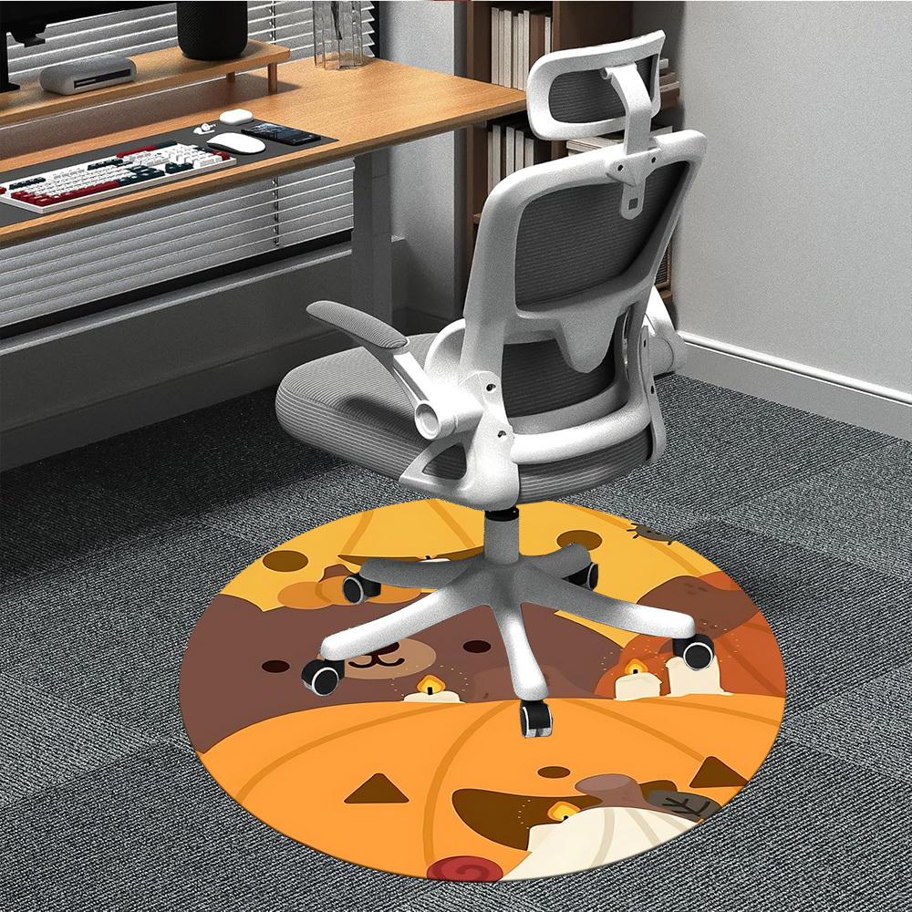 1pc Pumpkin Bear Office Round Area Rug, Under Office Chairs Bedroom Living Room Home Decor, Room Deco, Available in Various Sizes L1121071 80cm by 80cm
1pc Pumpkin Bear Office Round Area Rug, Under Office Chairs Bedroom Living Room Home Decor, Room Deco, Available in Various Sizes L1121071 80cm by 80cm