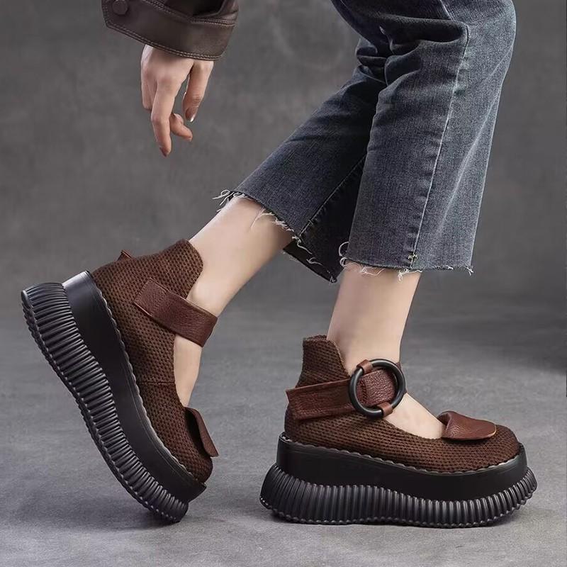 Винтажные туфли на толстой подошве с липучкой для женщин 2025 года, модные туфли на толстой подошве с круглым носком и большой головкой на липучке для женщин 38 темно-коричневого
Винтажные туфли на толстой подошве с липучкой для женщин 2025 года, модные туфли на толстой подошве с круглым носком и большой головкой на липучке для женщин 38 темно-коричневого