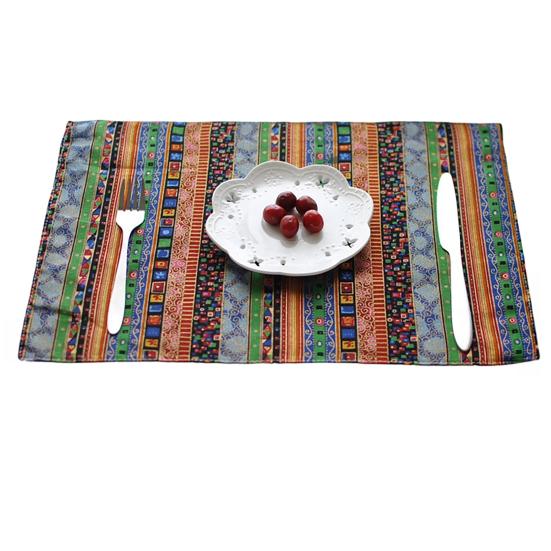 Ethnic Striped Placemat Heat Insulation Dining Table Mat Colorful Bohemian Placemat for Home Party Farmhouse Restaurant 30*40cm B
Ethnic Striped Placemat Heat Insulation Dining Table Mat Colorful Bohemian Placemat for Home Party Farmhouse Restaurant 30*40cm B