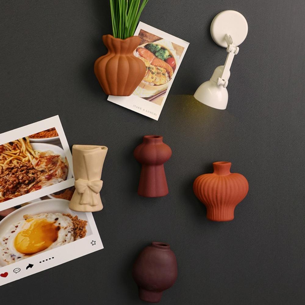 Stylish Refrigerator Sticker Ceramic Simulation Flower Vase Vases Refrigerator Stickers Home Decor Style 1
Stylish Refrigerator Sticker Ceramic Simulation Flower Vase Vases Refrigerator Stickers Home Decor Style 1