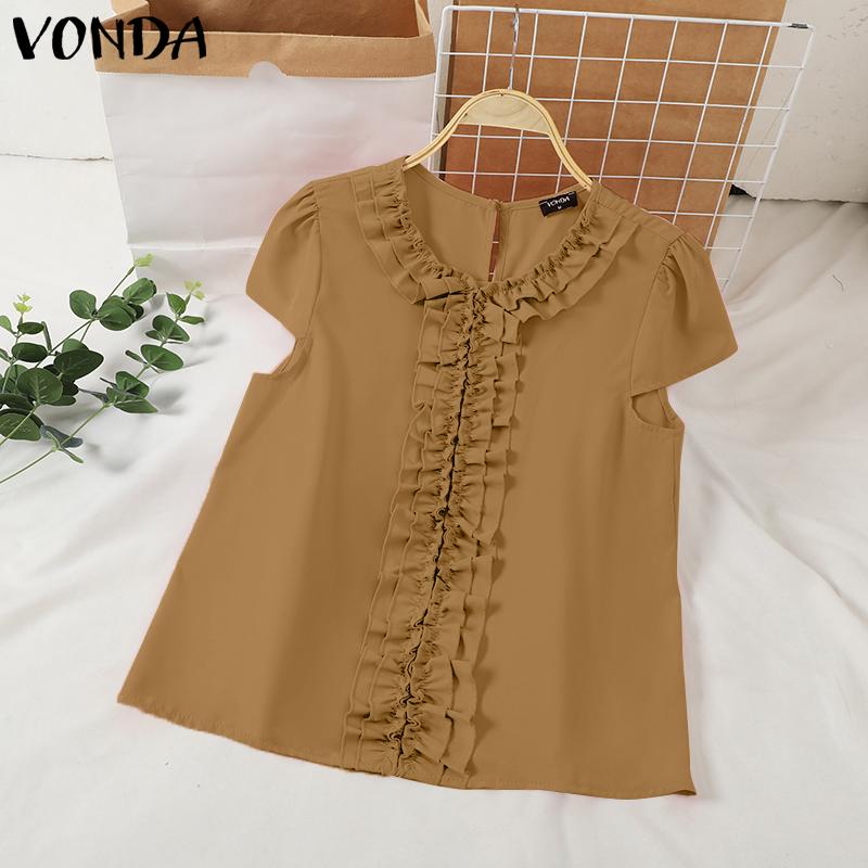 VONDA Женская летняя блузка с круглым вырезом и коротким рукавом, однотонная, с цветочным принтом 2XL
VONDA Женская летняя блузка с круглым вырезом и коротким рукавом, однотонная, с цветочным принтом 2XL