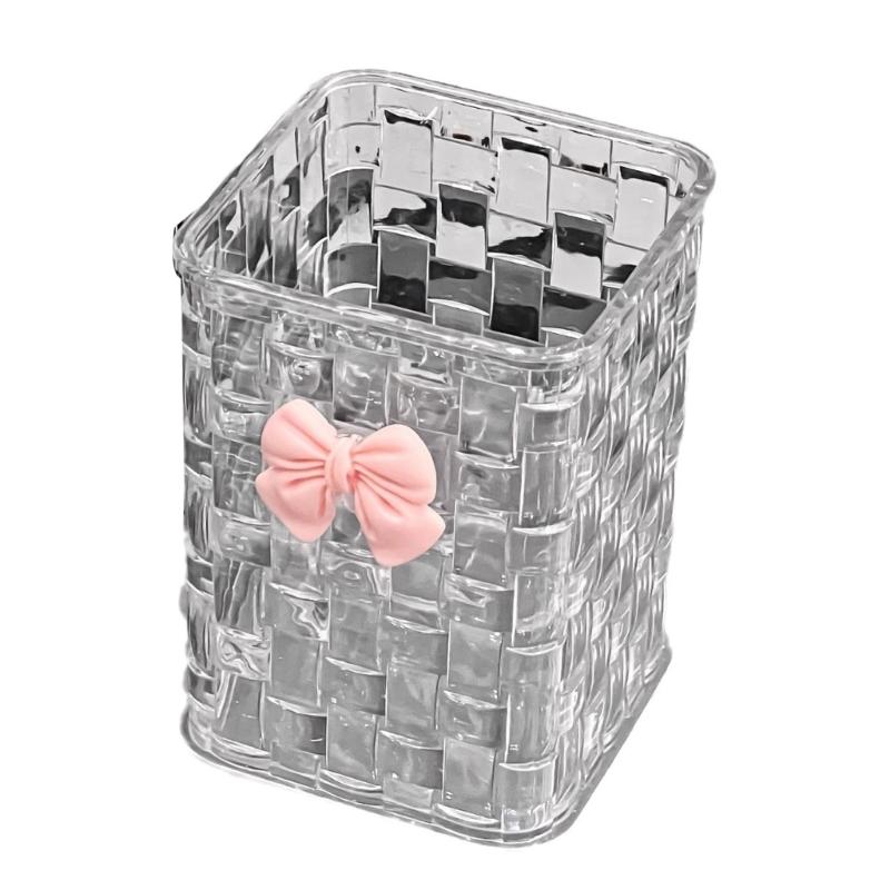 Multipurpose Pen Organizers Woven Textured Pencil Cup Makeup Brush Storage Box Desk Pen Organizers for Bathroom Office чистий
Multipurpose Pen Organizers Woven Textured Pencil Cup Makeup Brush Storage Box Desk Pen Organizers for Bathroom Office чистий