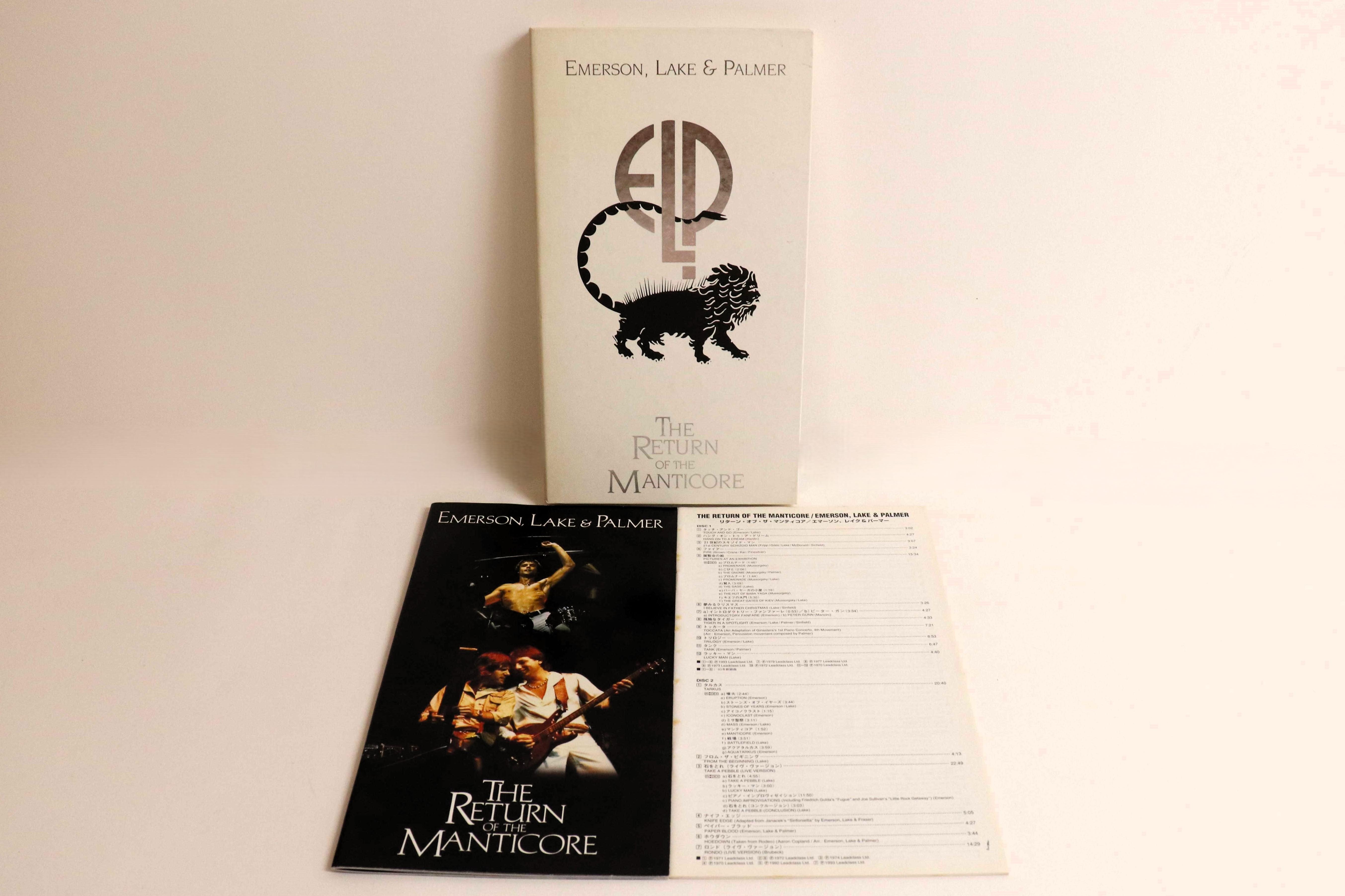 CD EMERSON, LAKE & PALMER - Return Of The Manticore VICP6082528 VICTOR 1999 Japan Rock Used
CD EMERSON, LAKE & PALMER - Return Of The Manticore VICP6082528 VICTOR 1999 Japan Rock Used
