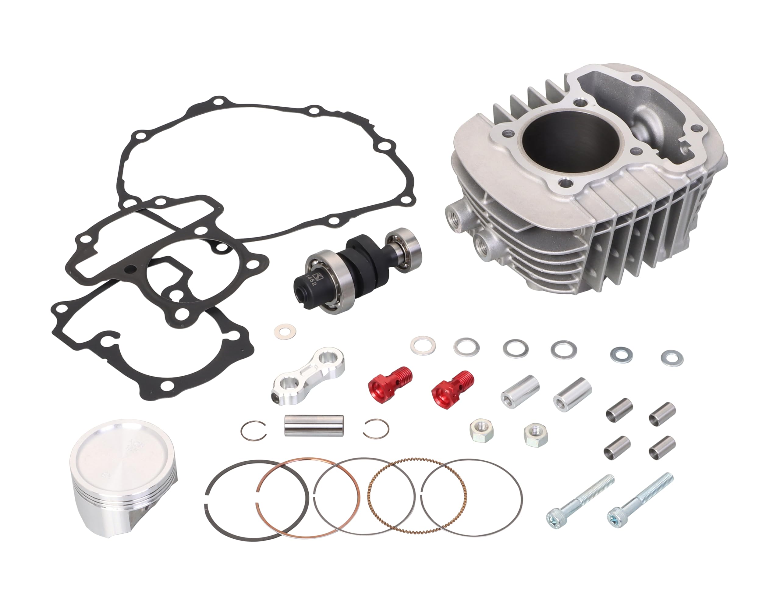 KITACO LIGHT Bore Up Kit 145cc with High Camshaft Aluminum Cast Iron Sleeve Cylinder Super Cub 110 Cross Cub 110 (Silver) (JA59) (JA60) 212-1456010
KITACO LIGHT Bore Up Kit 145cc with High Camshaft Aluminum Cast Iron Sleeve Cylinder Super Cub 110 Cross Cub 110 (Silver) (JA59) (JA60) 212-1456010