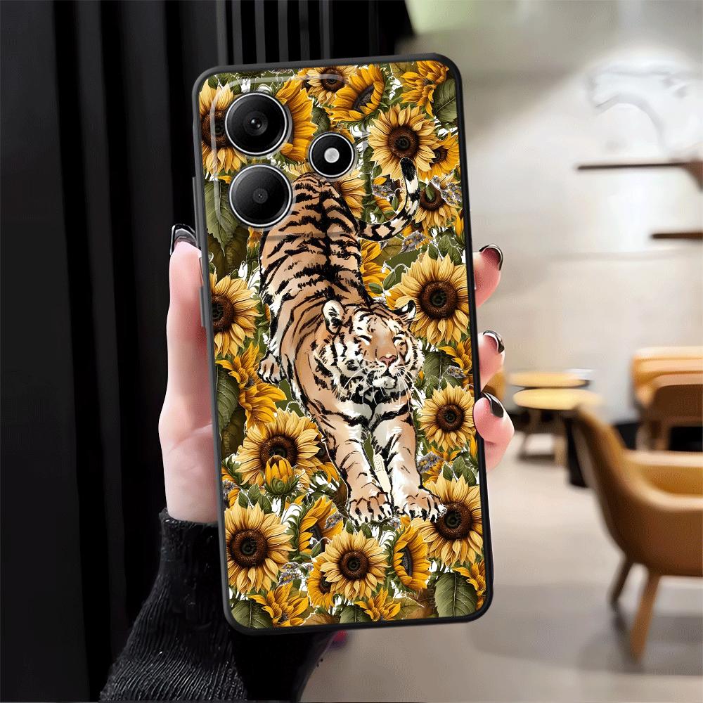 Cartoon Sunflower Tiger Case for Xiaomi Redmi Note 12s 11s 10S 9 10 11 12 Pro 7 8 9S 13 14 Pro Plus Black Soft Phone Cover Redmi Note 13 5G
Cartoon Sunflower Tiger Case for Xiaomi Redmi Note 12s 11s 10S 9 10 11 12 Pro 7 8 9S 13 14 Pro Plus Black Soft Phone Cover Redmi Note 13 5G