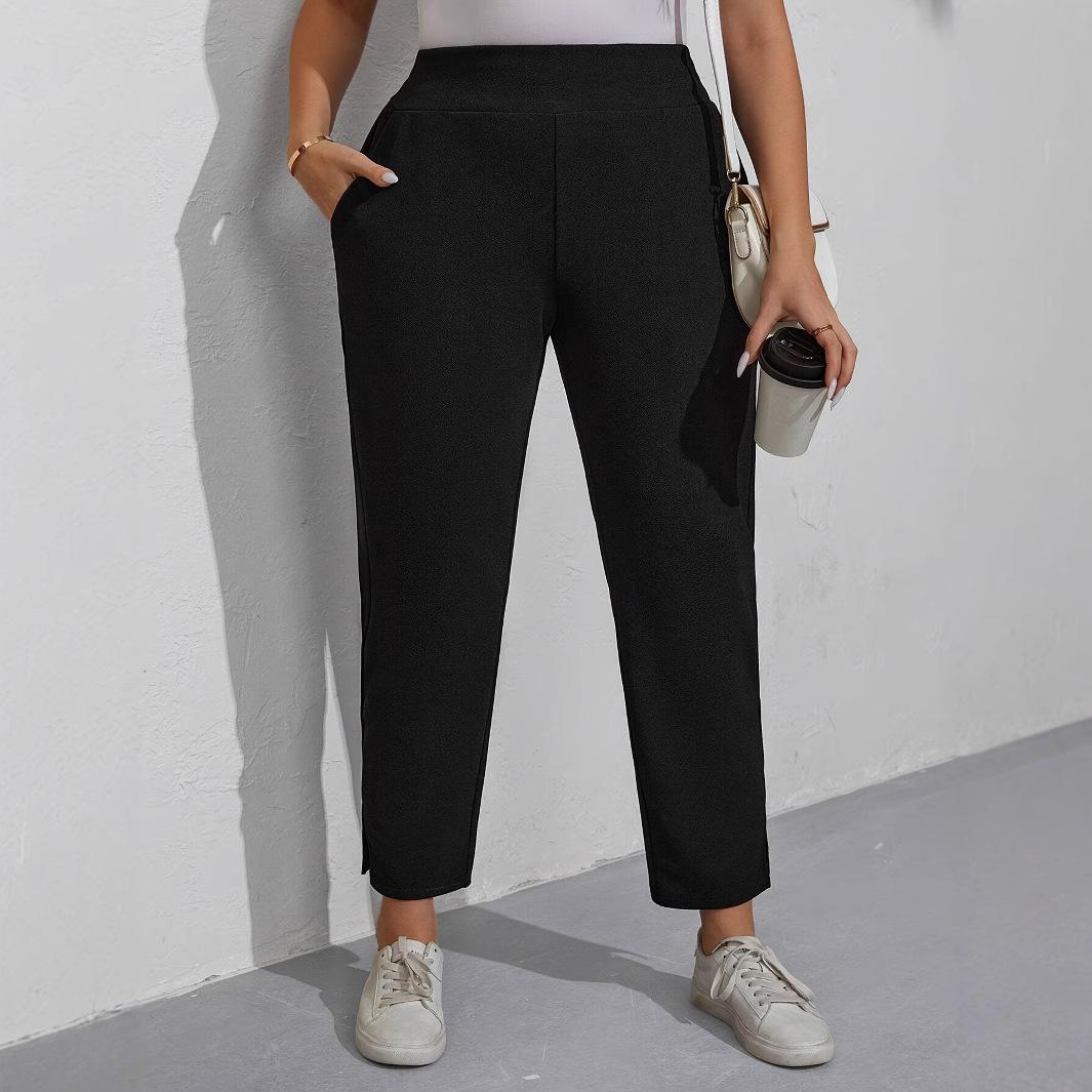 Женские повседневные свободные повседневные брюки с высокой талией, брюки больших размеров 5XL чёрный
Женские повседневные свободные повседневные брюки с высокой талией, брюки больших размеров 5XL чёрный