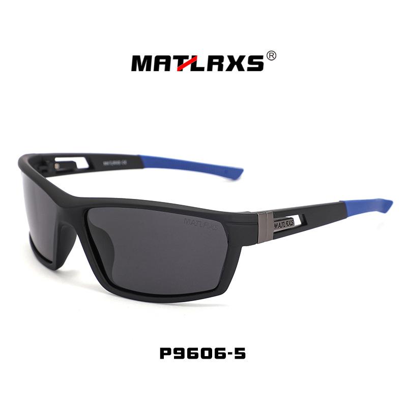 New outdoor cycling fashion polarized sunglasses retro cycling goggles UV protection trendy P9606 Matte black frame, blue l
New outdoor cycling fashion polarized sunglasses retro cycling goggles UV protection trendy P9606 Matte black frame, blue l