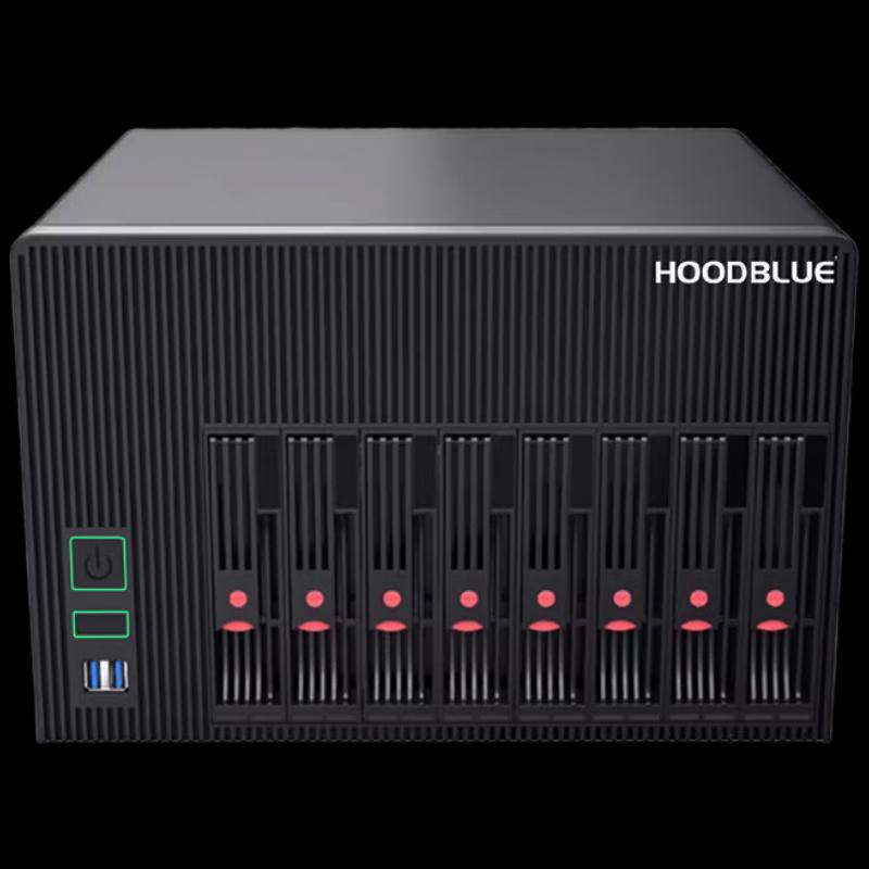 HOODBLUE DS8008-SAS 8-Bay Desktop Storage Enclosure
HOODBLUE DS8008-SAS 8-Bay Desktop Storage Enclosure