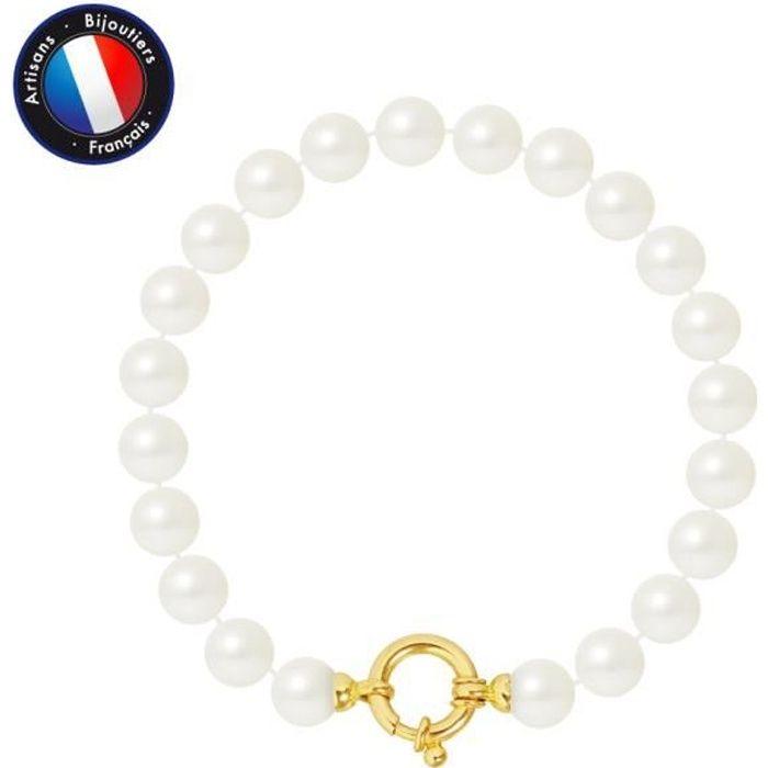 Bracelet - PERLINEA - Perles de Culture d Eau Douce 7-8 mm - Or Jaune - Qualité AAA+ - Certificat d Authenticité
Bracelet - PERLINEA - Perles de Culture d Eau Douce 7-8 mm - Or Jaune - Qualité AAA+ - Certificat d Authenticité