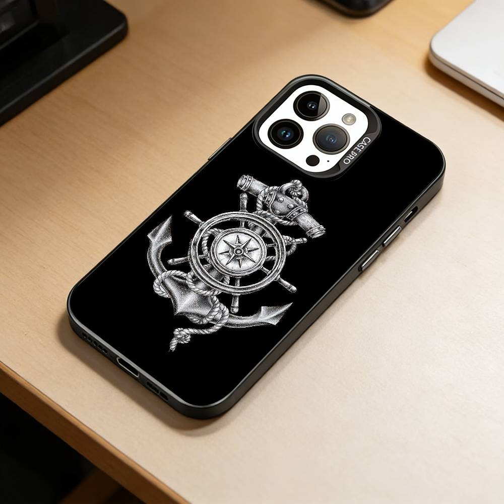 Anchor Compass N-Nautical Sailor Phone Case For iPhone 17,16,15,14,13,12,11 Plus,Pro Max,XS,Colored Silver Plated Inside Cover iPhone17
Anchor Compass N-Nautical Sailor Phone Case For iPhone 17,16,15,14,13,12,11 Plus,Pro Max,XS,Colored Silver Plated Inside Cover iPhone17