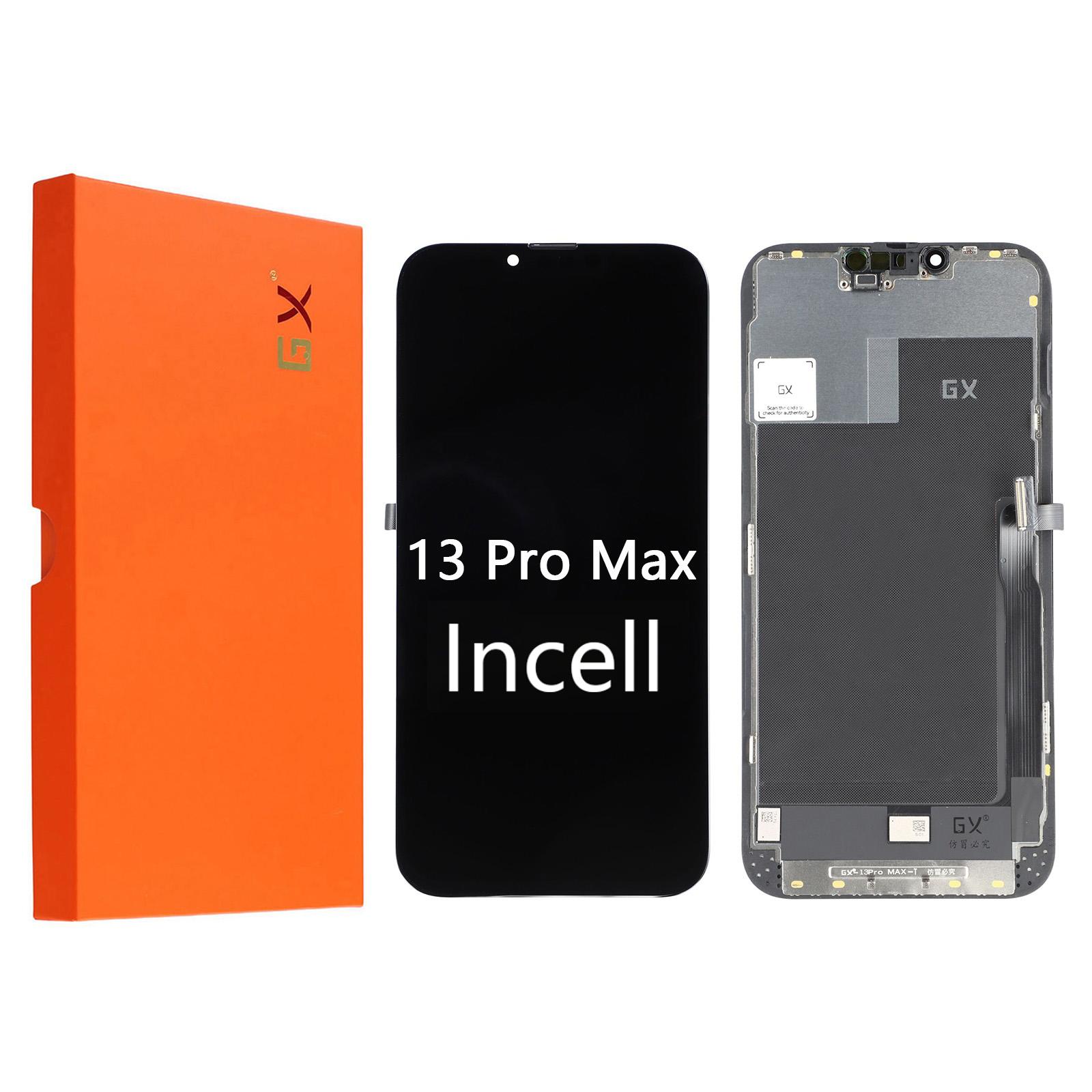 For iPhone 13 Pro Max Grade C LCD Screen and Digitizer Assembly Replacement Part (GX Incell Technology) (without Logo) A
For iPhone 13 Pro Max Grade C LCD Screen and Digitizer Assembly Replacement Part (GX Incell Technology) (without Logo) A