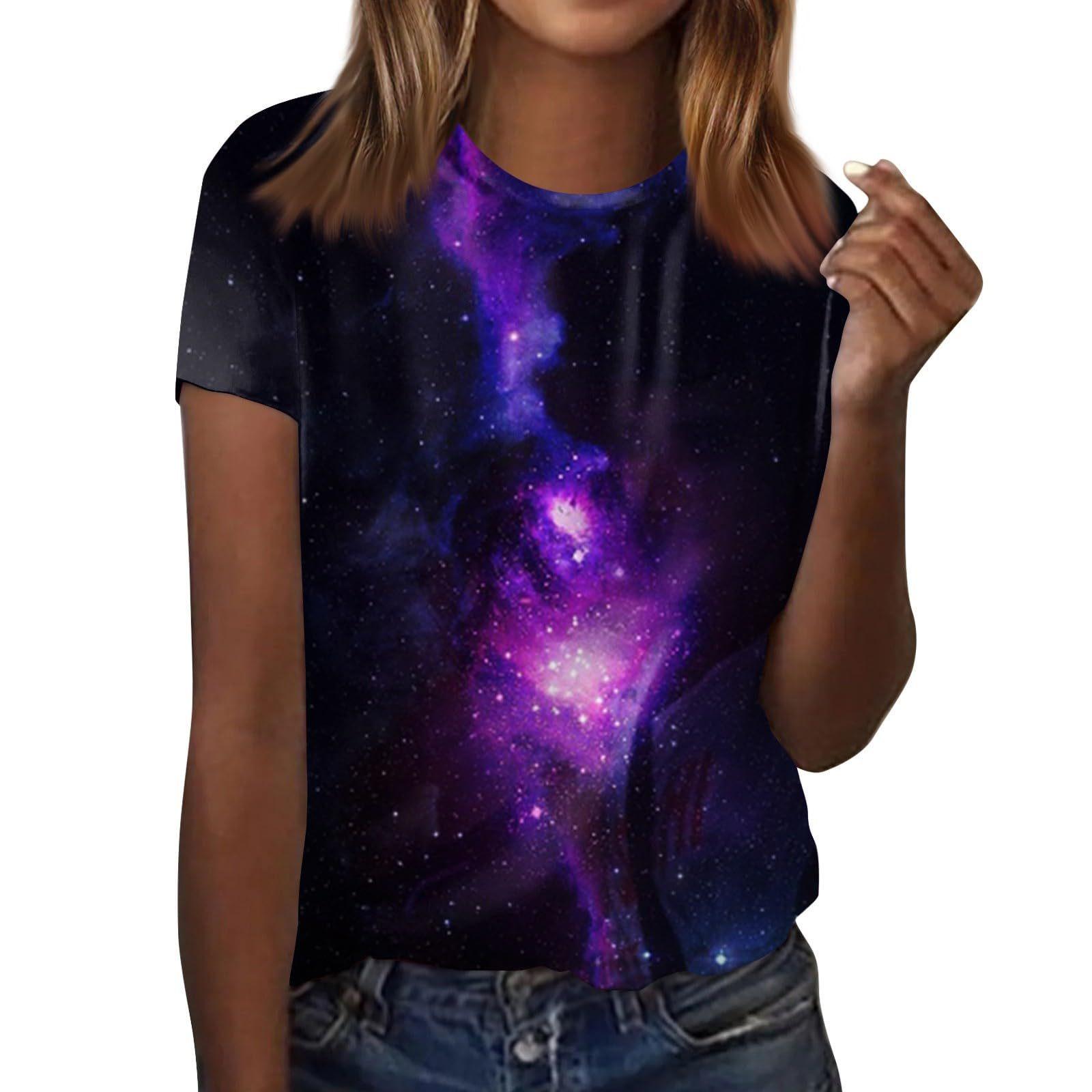 Футболки с 3D-принтом Galaxy Universe Pattern для женщин, повседневные футболки с коротким рукавом и круглым вырезом, уличная одежда Harajuku, футболки, топы, женская одежда 3XL
Футболки с 3D-принтом Galaxy Universe Pattern для женщин, повседневные футболки с коротким рукавом и круглым вырезом, уличная одежда Harajuku, футболки, топы, женская одежда 3XL