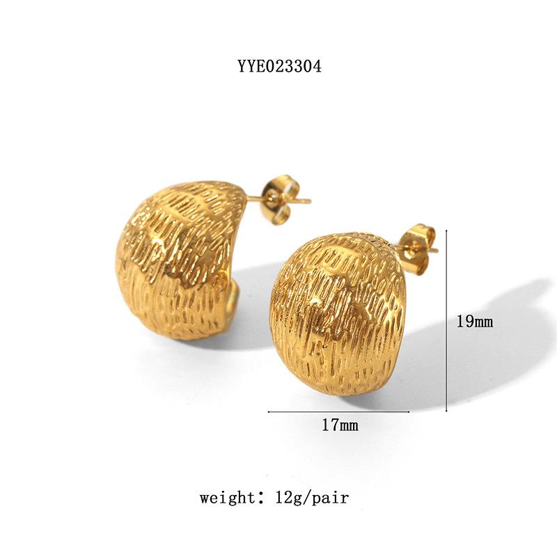 Gold Color Stainless Steel Big Waterdrop Earrings For Women Matto Face Pierce Stud
Gold Color Stainless Steel Big Waterdrop Earrings For Women Matto Face Pierce Stud