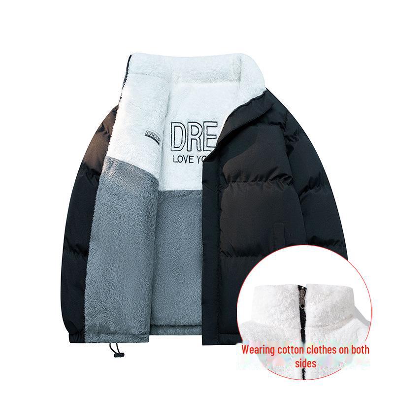 Мужское утолщенное повседневное пальто из овчины - осень/зима XXXL чёрный
Мужское утолщенное повседневное пальто из овчины - осень/зима XXXL чёрный