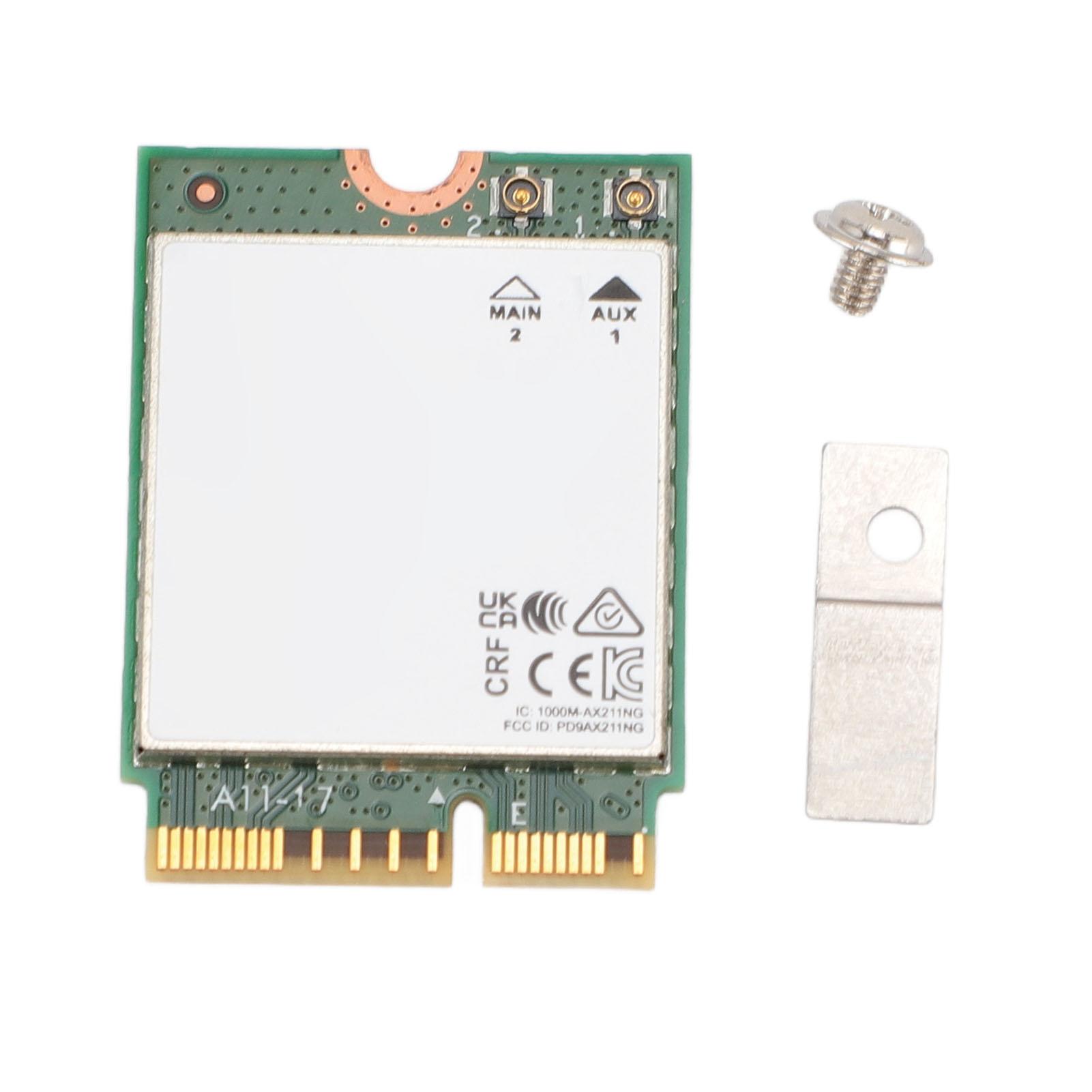 Бездротова карта WiFi6E M.2 Cnvio2 AX211NGW 2.4 5 6 ГГц Тридіапазонний мережевий адаптер Bluetooth 5.3 5374 Мбіт/с
Бездротова карта WiFi6E M.2 Cnvio2 AX211NGW 2.4 5 6 ГГц Тридіапазонний мережевий адаптер Bluetooth 5.3 5374 Мбіт/с