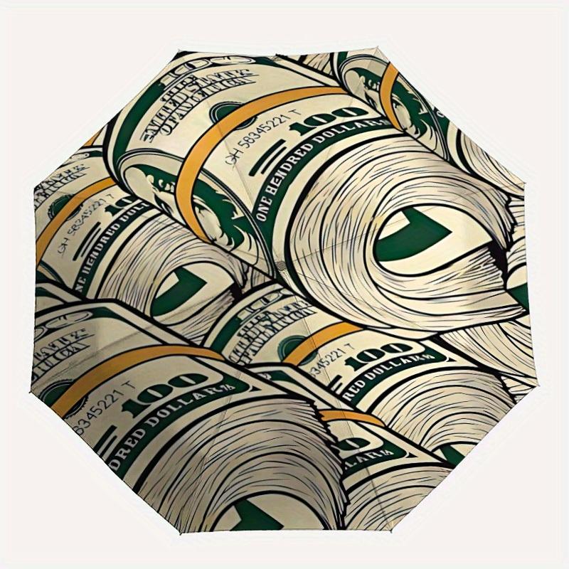 1pc Cash Rolls Pattern Automatic Open, Sturdy Iron Frame, Compact Folding Design, All-Season Portable Umbrella for Women & Men yy250801085
1pc Cash Rolls Pattern Automatic Open, Sturdy Iron Frame, Compact Folding Design, All-Season Portable Umbrella for Women & Men yy250801085