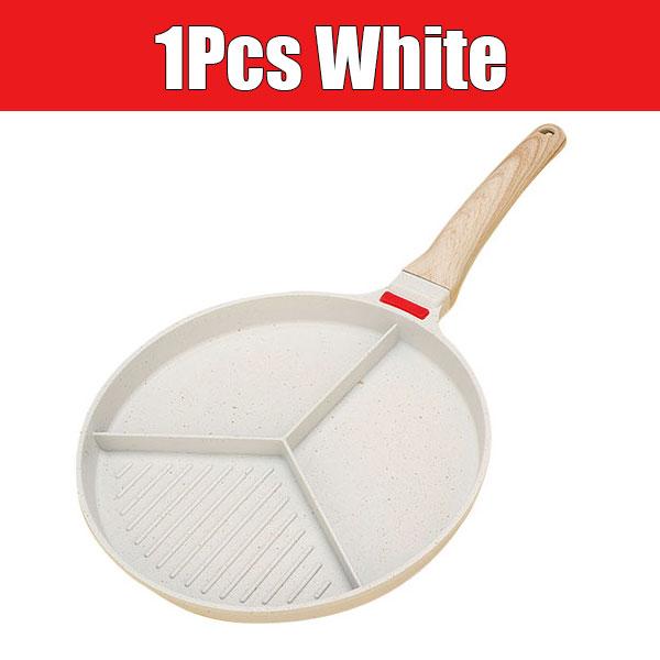 3-in-1 Nonstick Omelet Pan with Heat Resistant Handle 3-Cup Breakfast Divided Grill Frying Pan for Egg Kitchen Utensils белый
3-in-1 Nonstick Omelet Pan with Heat Resistant Handle 3-Cup Breakfast Divided Grill Frying Pan for Egg Kitchen Utensils белый