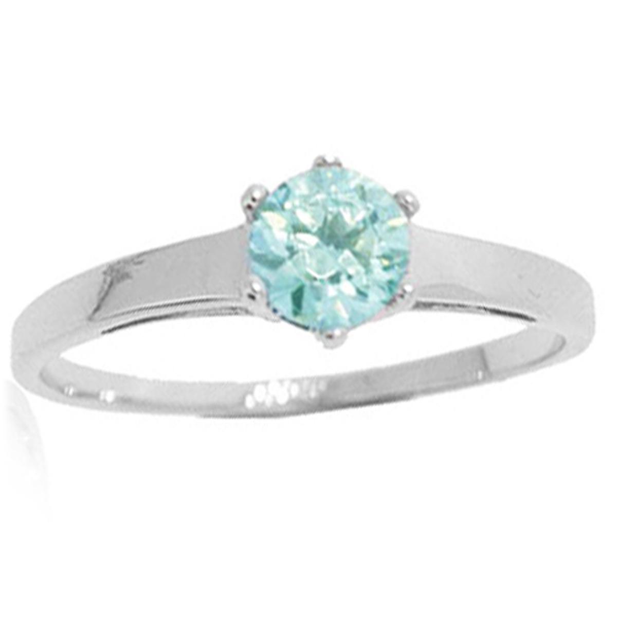 Пасьянс Серебряный аквамарин (родированное покрытие) - Ø 5 мм 
Пасьянс Серебряный аквамарин (родированное покрытие) - Ø 5 мм