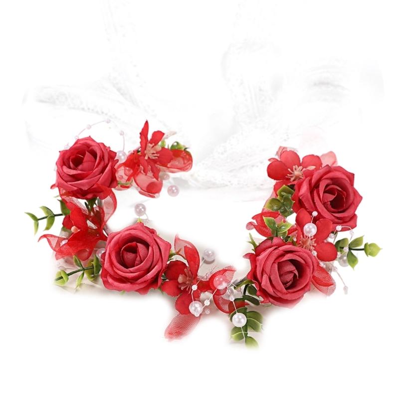 Artificial Rose Flower Hair Accessory For Girls Kids Outdoor Party Photography Natural Country Style Floral Hairpiece
Artificial Rose Flower Hair Accessory For Girls Kids Outdoor Party Photography Natural Country Style Floral Hairpiece