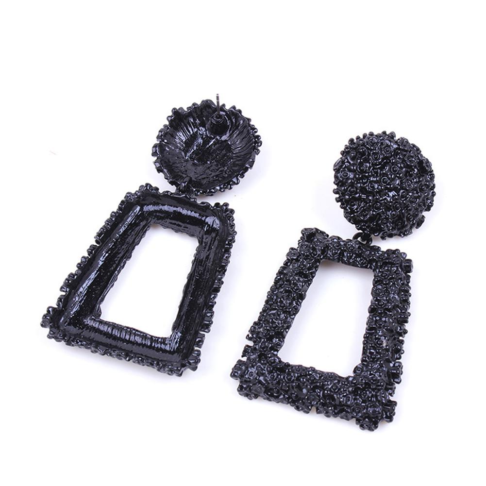 Women All-matching Earrings Geometric Big Long Metal Earrings for Women Square Drop Earrings black #1
Women All-matching Earrings Geometric Big Long Metal Earrings for Women Square Drop Earrings black #1