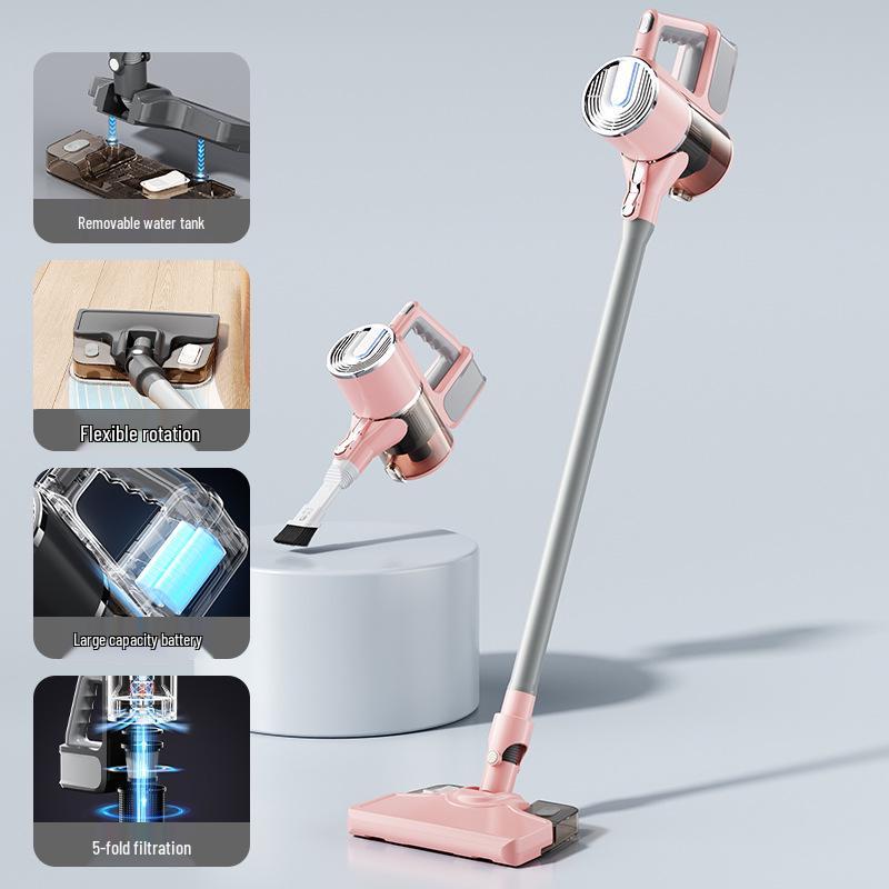 Compact Wireless Handheld Vacuum: High Suction, Sweeping, Mopping, and Cat Hair Cleaning with Built-in Water Tank English
Compact Wireless Handheld Vacuum: High Suction, Sweeping, Mopping, and Cat Hair Cleaning with Built-in Water Tank English