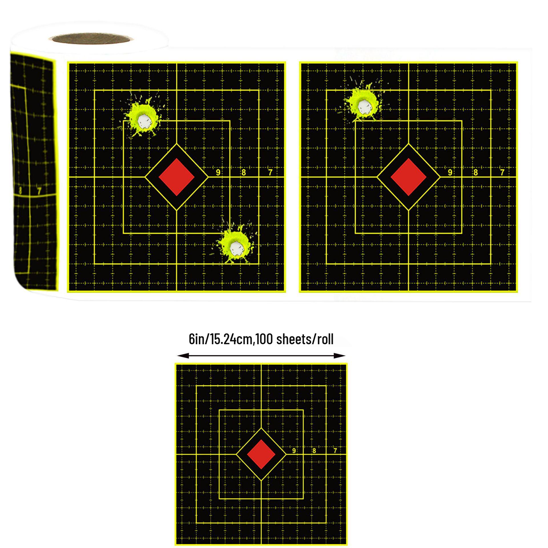 6-Inch Fluorescent Yellow Splatter Target Stickers for Professional Shooting Practice
6-Inch Fluorescent Yellow Splatter Target Stickers for Professional Shooting Practice
