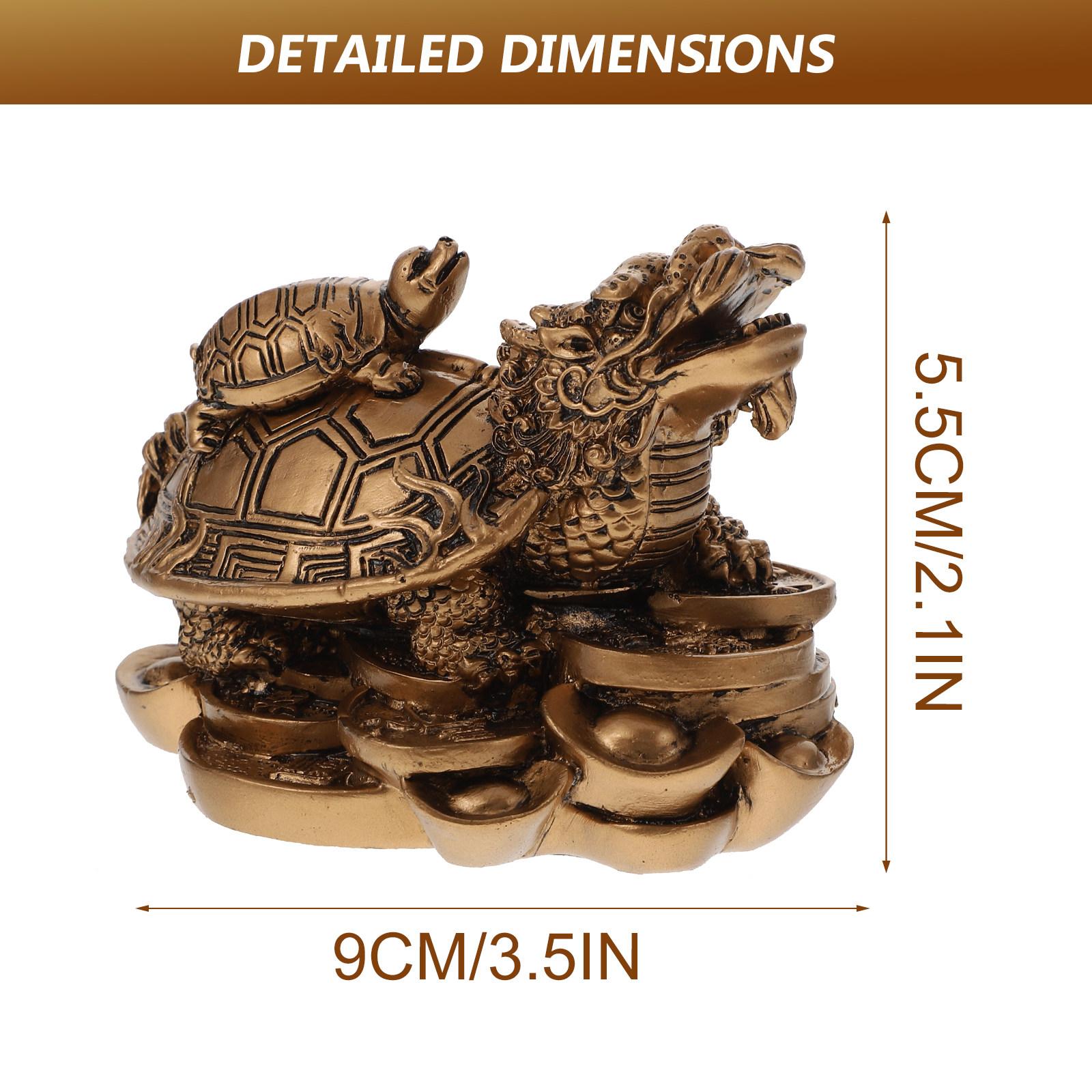 1Pcs Resin Turtle Dragon Desktop Adornment Feng Shui Ornament Home Decoration Resin Craft Auspicious Animal Decor коричневий
1Pcs Resin Turtle Dragon Desktop Adornment Feng Shui Ornament Home Decoration Resin Craft Auspicious Animal Decor коричневий