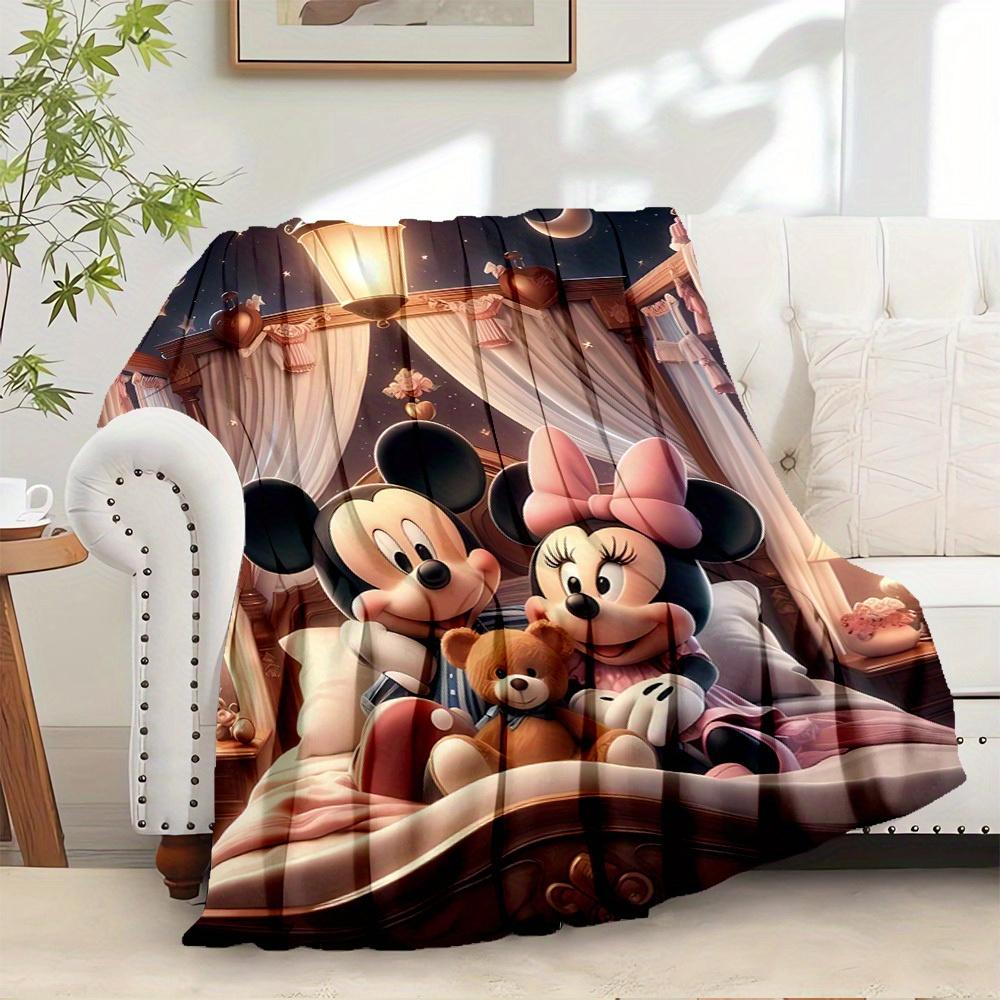 1 pc Flannel Soft and Comfortable Small Coverlet for Bed Mickey and Minnie Cartoon Pattern Sofa Blanket Warm Romantic Gift Home Decoration W 130x150cm
1 pc Flannel Soft and Comfortable Small Coverlet for Bed Mickey and Minnie Cartoon Pattern Sofa Blanket Warm Romantic Gift Home Decoration W 130x150cm