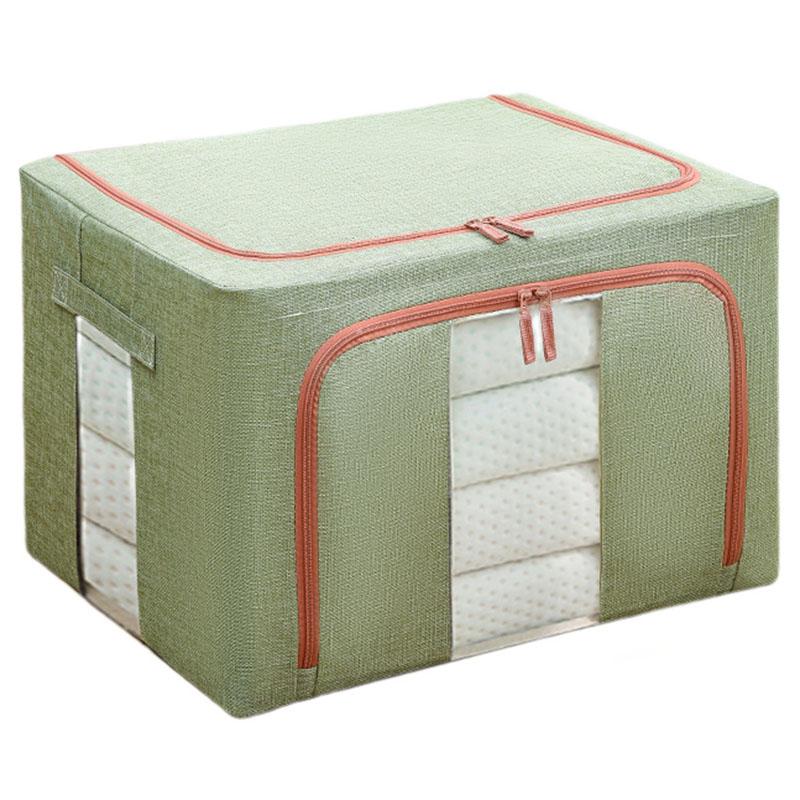 24L 40x30x20cm Linen Cloth Storage Box Foldable Clothes Bin with Dual Clear Window E
24L 40x30x20cm Linen Cloth Storage Box Foldable Clothes Bin with Dual Clear Window E