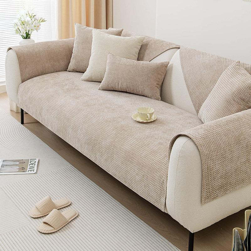 Chenille Sofa Towels Luxury Four Seasons Universal Sofa Cover Solid Color Plaid Couch Mat for Living Room L Shaped Couch Cushion 30x50 pillowcase 1pc
Chenille Sofa Towels Luxury Four Seasons Universal Sofa Cover Solid Color Plaid Couch Mat for Living Room L Shaped Couch Cushion 30x50 pillowcase 1pc