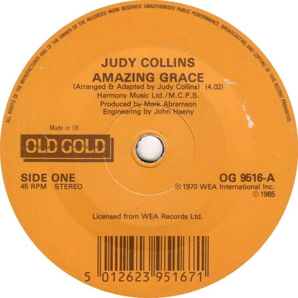 7inch Record JUDY COLLINS Amazing Grace OG9516 Old Gold 1985 UK CountryFolk Used
7inch Record JUDY COLLINS Amazing Grace OG9516 Old Gold 1985 UK CountryFolk Used